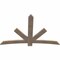 Ekena Millwork Alberta Smooth Timber Gable Bracket, Douglas Fir, 72"W x 48"H x 1 1/2"D x 5 1/2"F, 16/12 Pitch GBW072X48X0206ALB00SDF - alternate 5